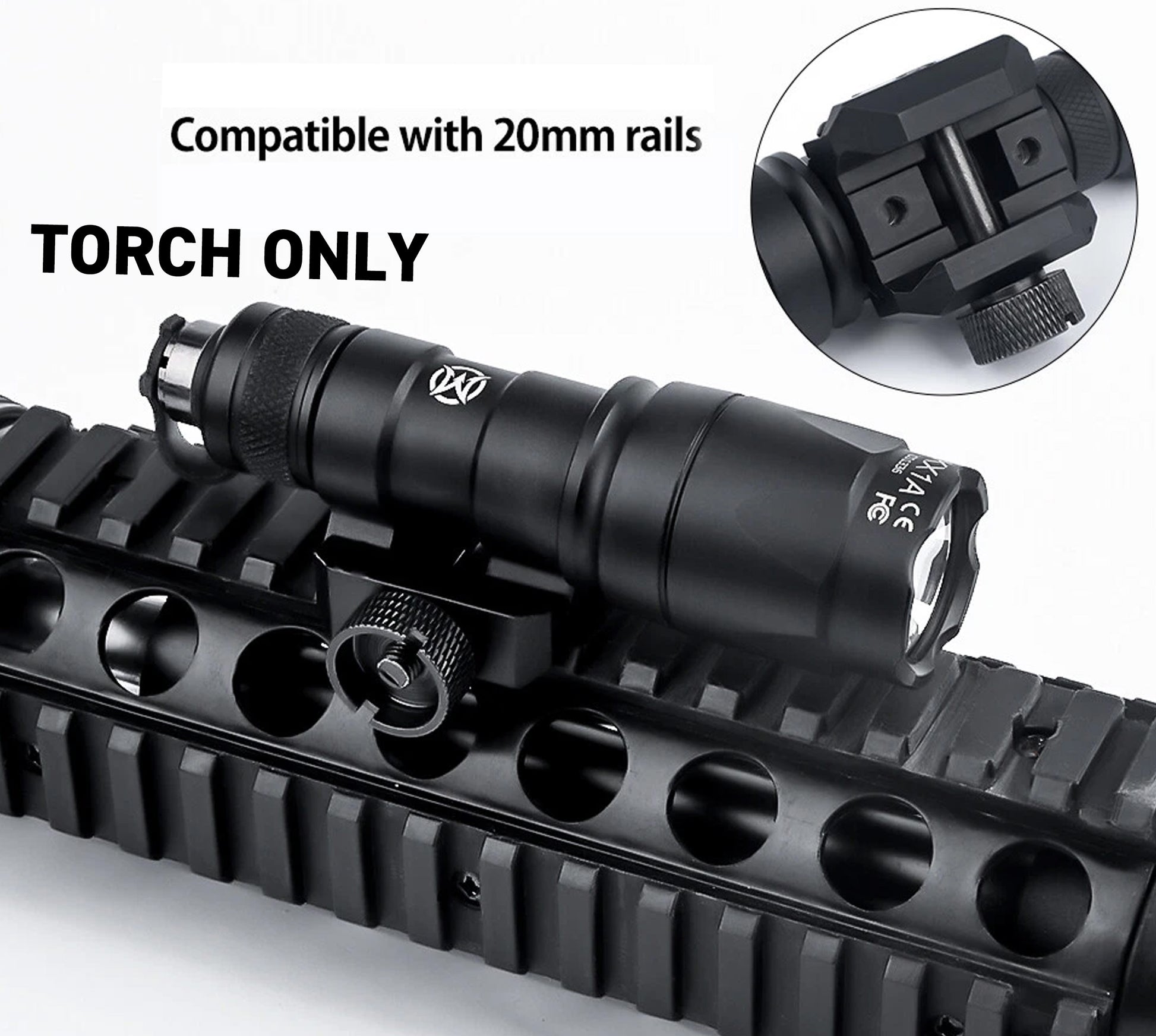 WADSN Tactical Flashlight M300A for Gel Blaster