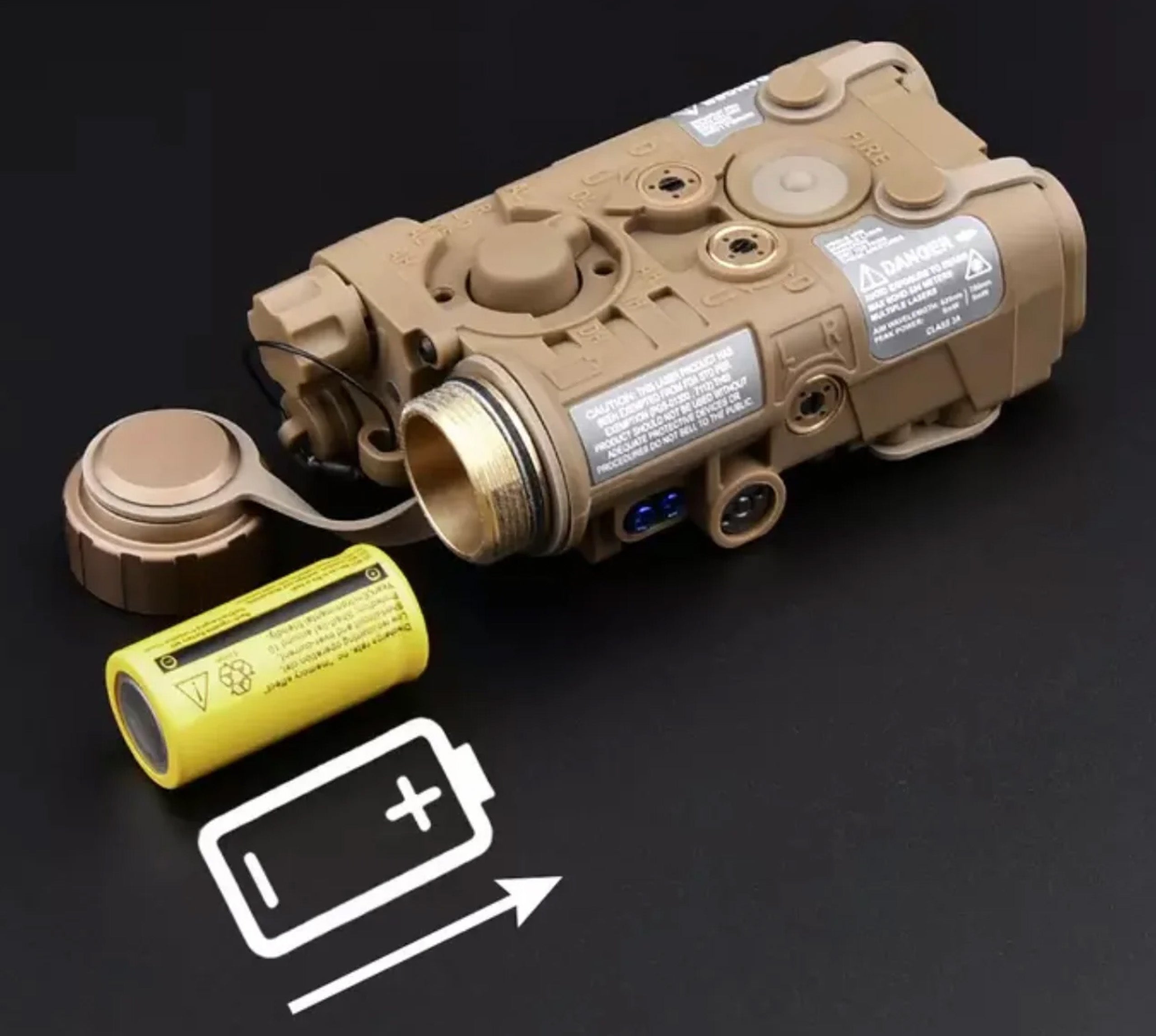 NGAL Integrated Green Laser/ IR pointer/ LED Flashlight Aiming Device