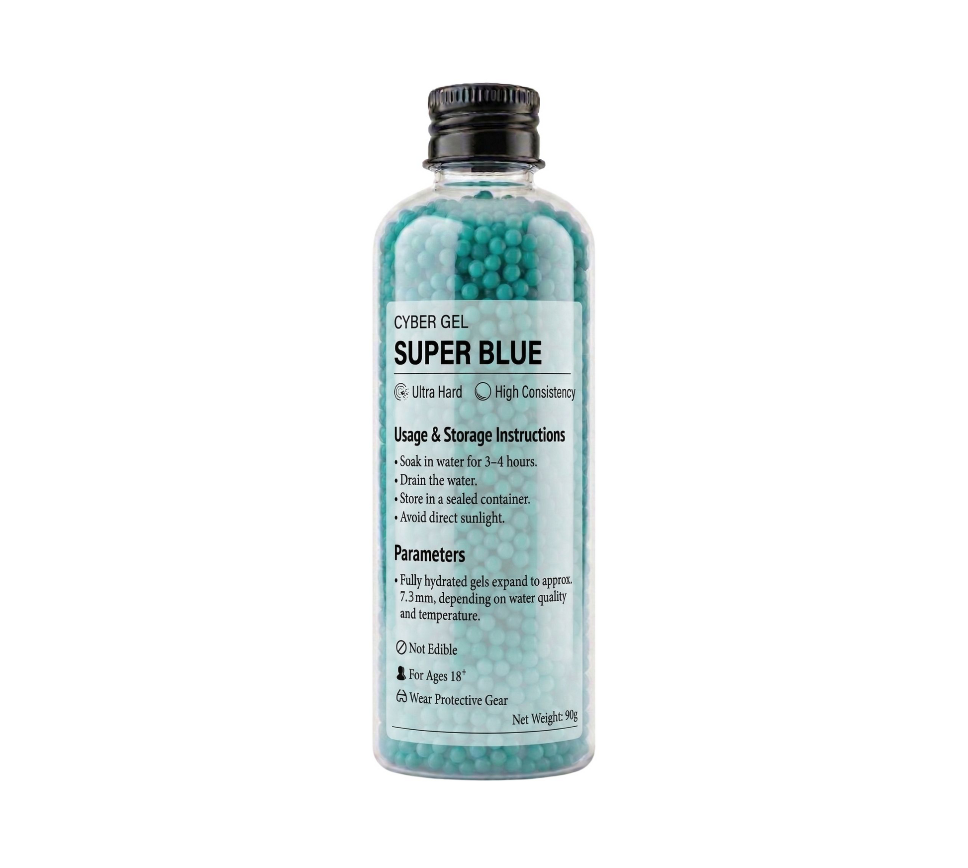 SUPER Blue Hard Gel Balls -90g