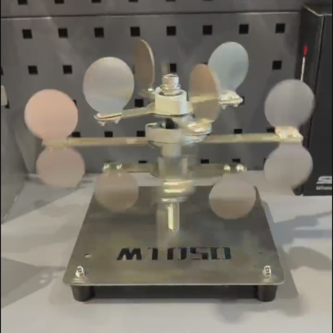 Load video: Stainless Steel Spinner Gel Blaster Target