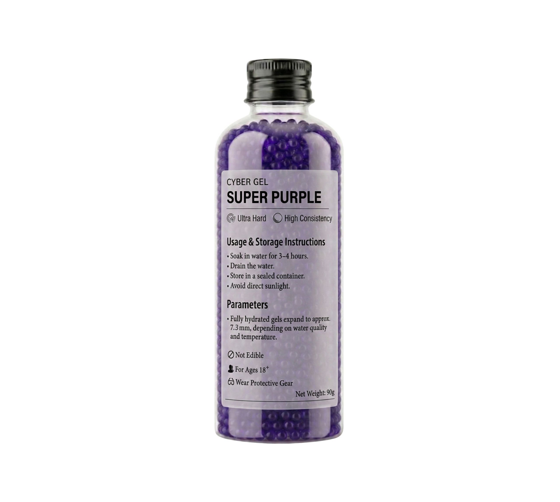 SUPER Purple Hard Gel Balls -90g
