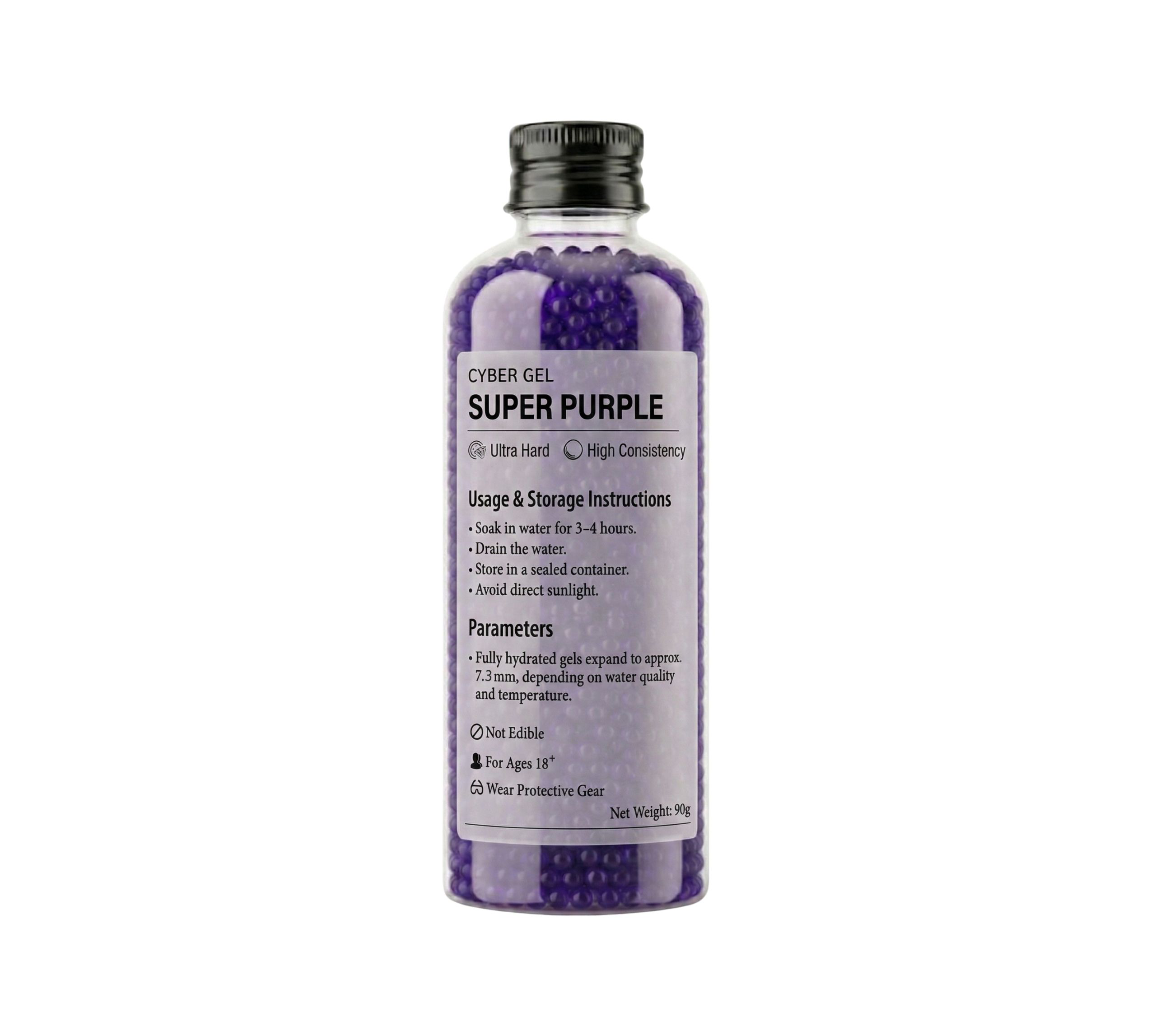 SUPER Purple Hard Gel Balls -90g