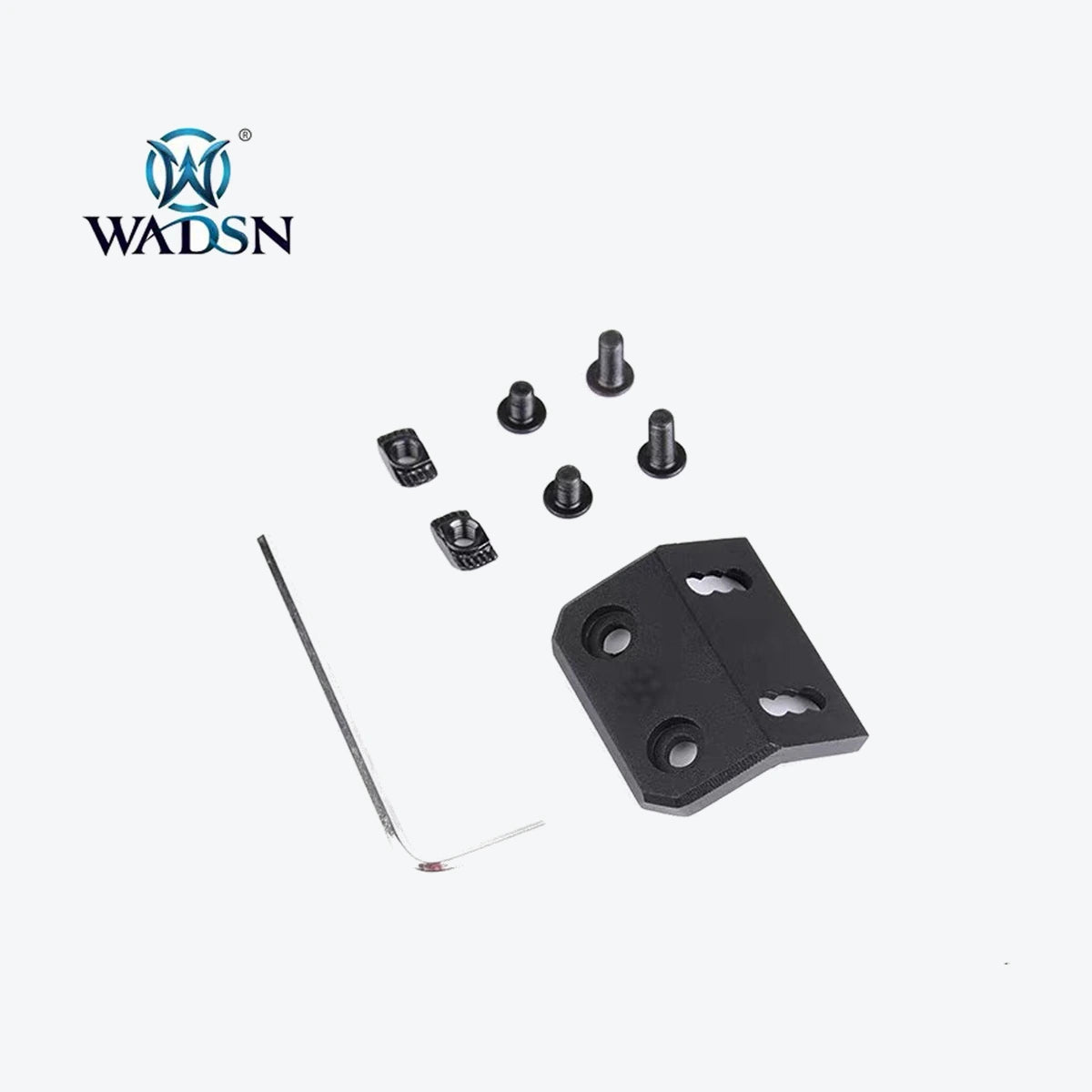 WADSN M-LOK/Keymod Offset Rail Light Mount for Gel Blaster