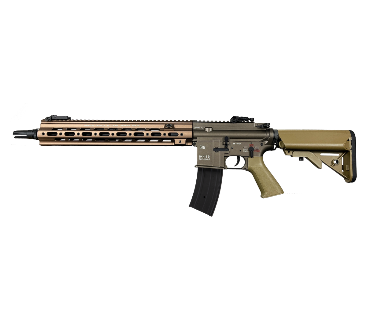 E&C HK416D AEG Gel Blaster Replica-14.5‘’ - Tan