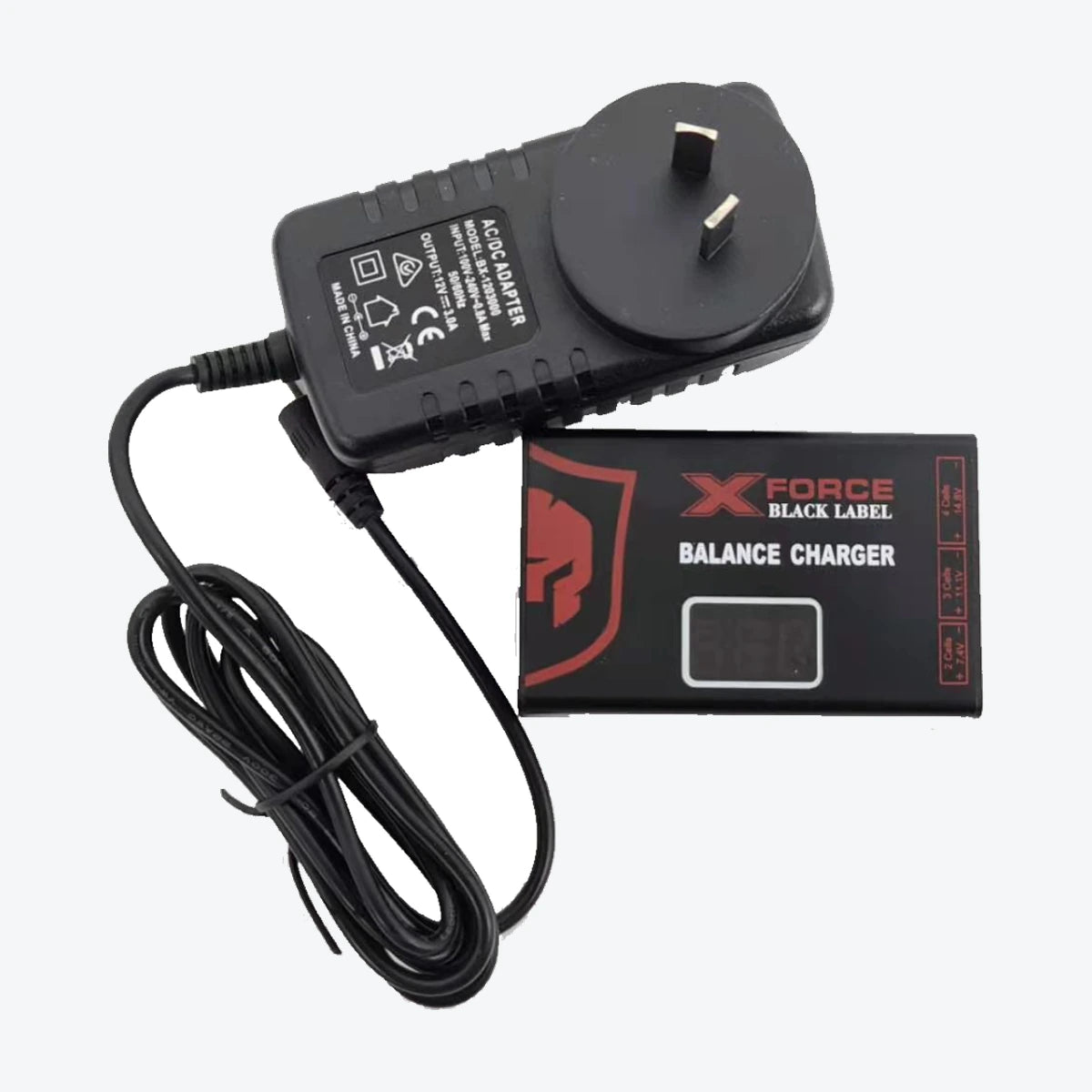 X-Force Black Label Battery Balance Charger & Voltage Detector