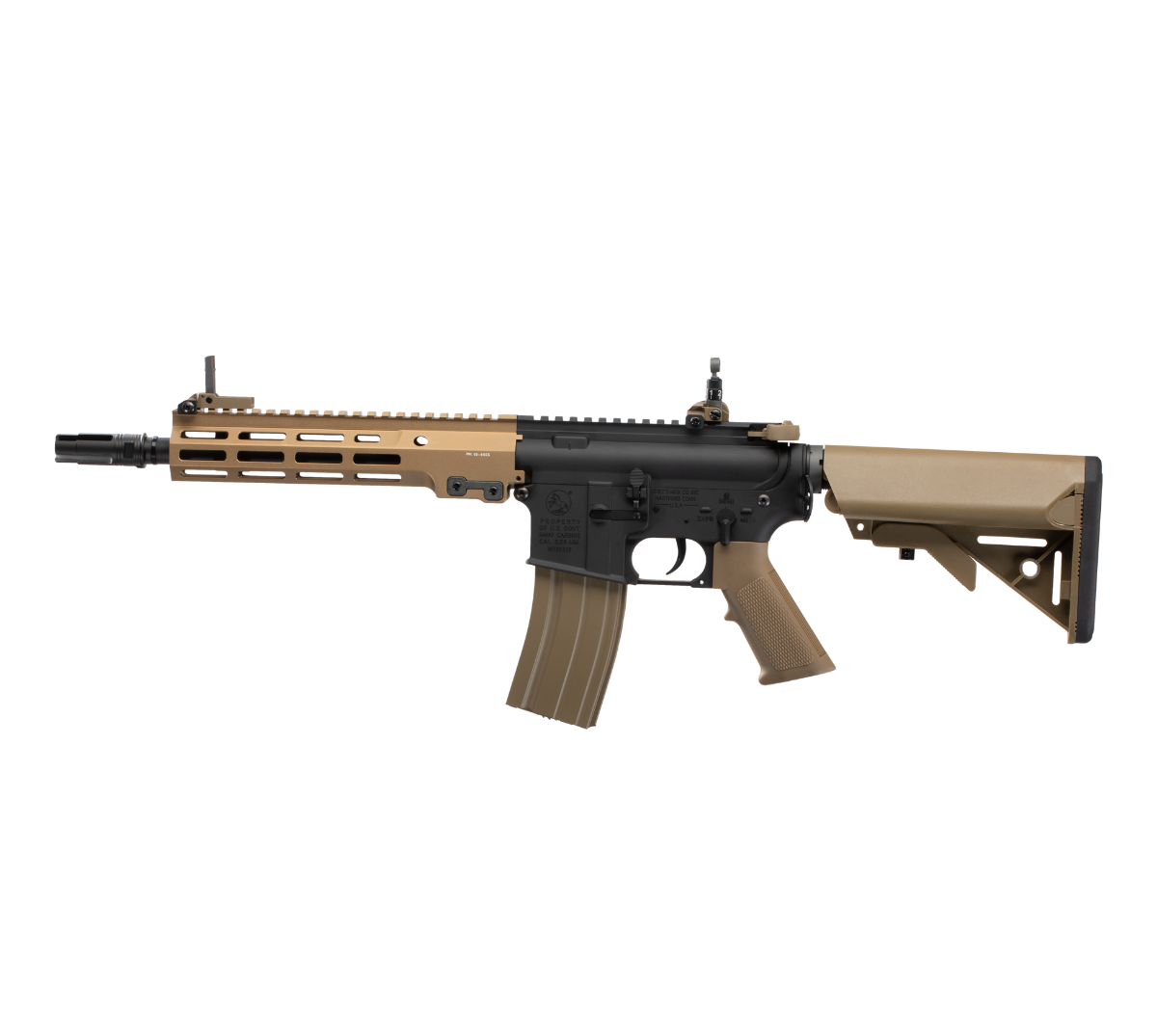 Cover of E&C MK16 URGI AEG gel blaster-tan.