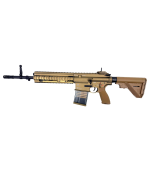 16-inch tan HK 417A2 Rifle AEG Gel Blaster.