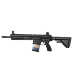 13.5-inch black HK 417A2 Rifle AEG Gel Blaster.