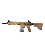 13.5-inch tan HK 417A2 Rifle AEG Gel Blaster