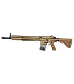 20-inch tan HK 417A2 Rifle AEG Gel Blaster