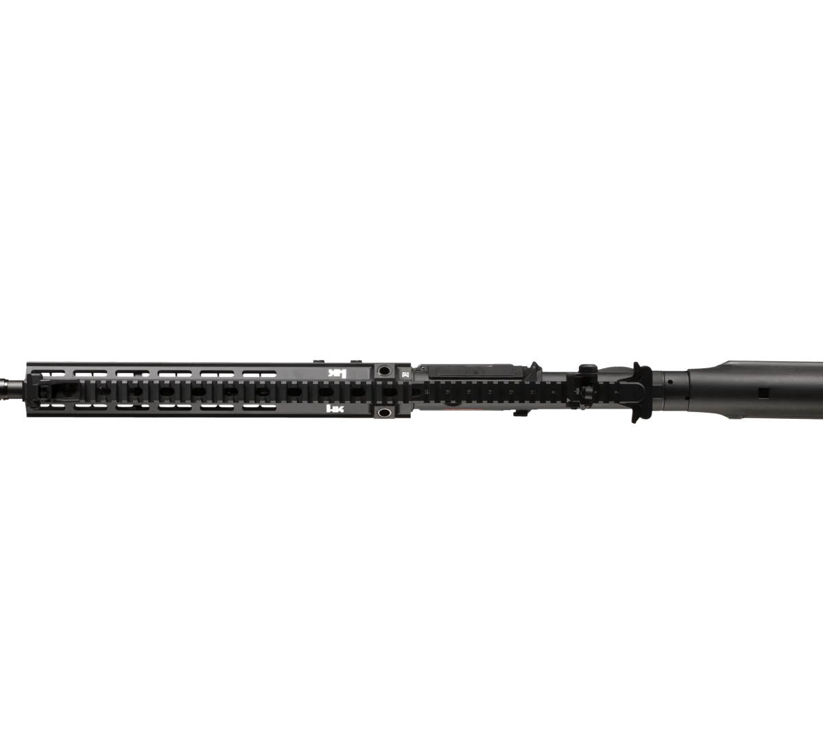 top view of HK M110A1 gel blaster-black.