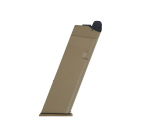 Front view of Glock series Magazine for G17 G19X G45-Tan