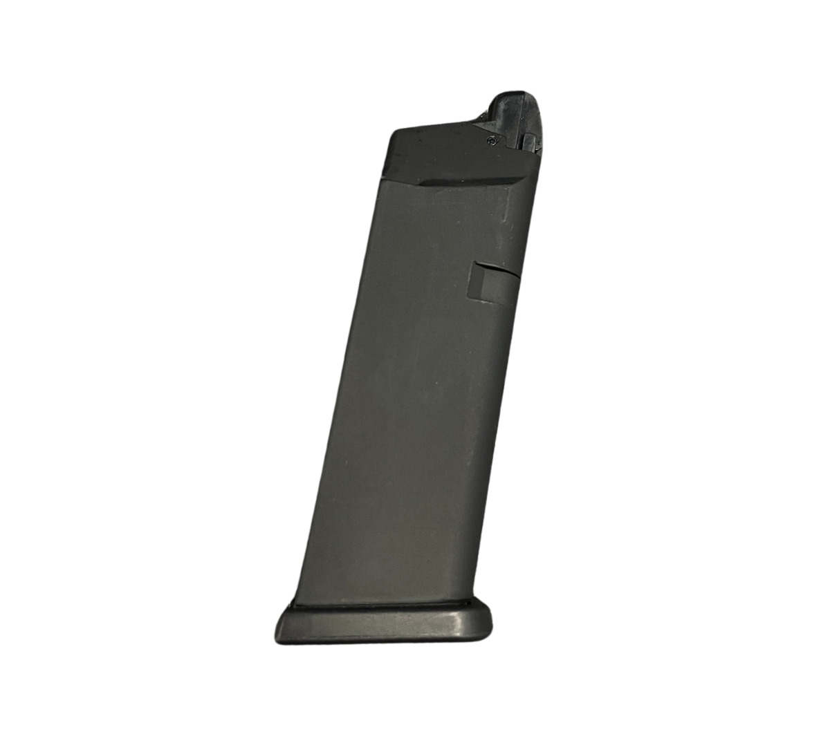 Front view of E&C Glock 19 gel blaster magazine-black